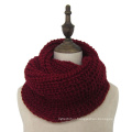 New arrival warm stylish soft solid color unsex woolen yarn plain knitting scarf